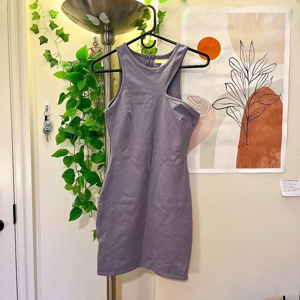 Urban Outfitters | Purple Asymmetric Bodycon Dress | Sz S